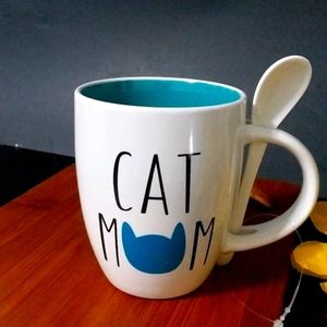 1PC Beautiful White Ceramic Coffee Mug